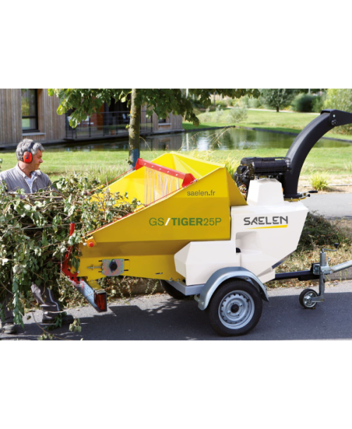 TRITURDORA SOBRE REMOLQUE TS INDUSTRIE GS TIGER P