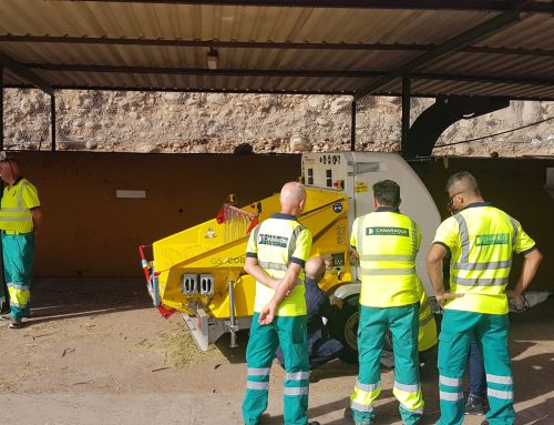 Entrega de trituradora en Las Palmas de Gran Canaria