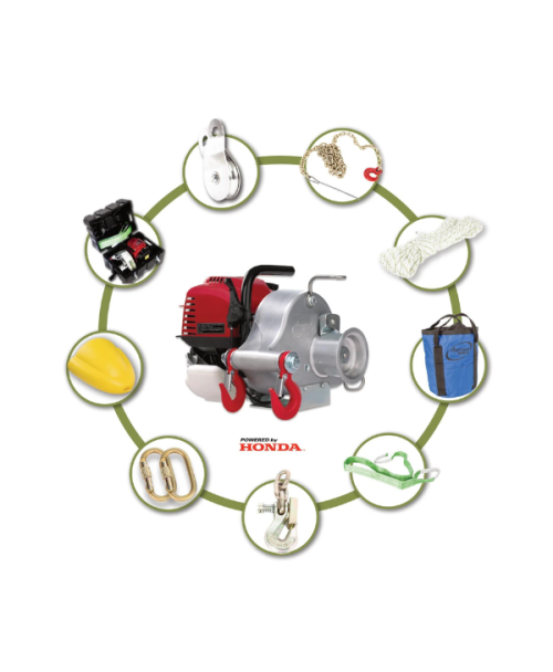 KIT CABESTRANTE FORESTAL PORTABLE WINCH PCW3000-FK
