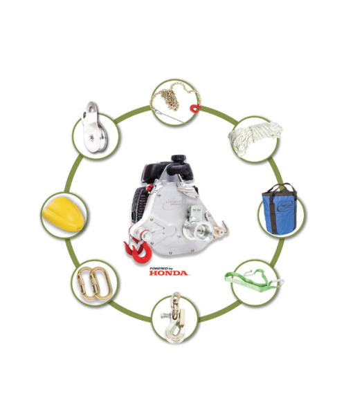 KIT CABESTRANTE FORESTAL PORTABLE WINCH PCW5000-FK