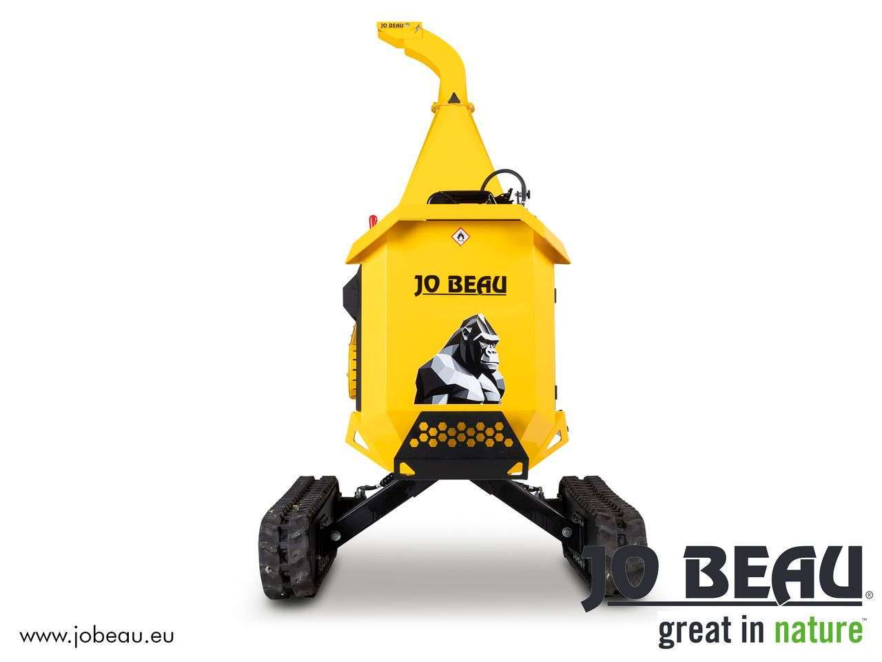 Trituradora para ramas Autopropulsada y Autoportante sobre orugas JO BEAU modelo M600 GORILLA - Imagen 2